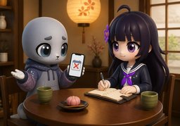 ~ wurde abgesagt.のイラスト
