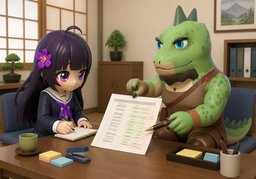 Bitte um Freigabe zur Durchführung von ~.のイラスト