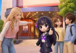 Wer ist dafür, wer dagegen?のイラスト