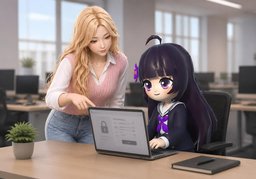 Mit ~ können Sie ~.のイラスト