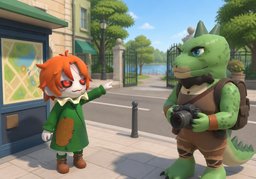 Wo kann man gut fotografieren?のイラスト