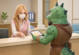 Können Sie ~ zeigen?のイラスト