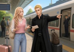 Wann fahren wir ab?のイラスト