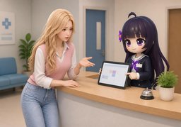 Kann ~ umgebucht werden?のイラスト