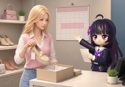 Kann ich ~ zurückgeben?のイラスト