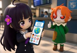 Gilt ~ auch im Ausland?のイラスト