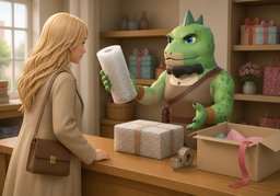 Muss ~ speziell verpackt werden?のイラスト