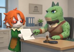 Muss ~ unterschrieben sein?のイラスト