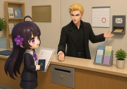 Können Sie mir sagen, wie ich ~ abgeben soll?のイラスト