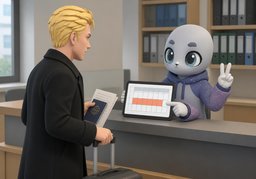Bis wann muss ich ~ anmelden?のイラスト