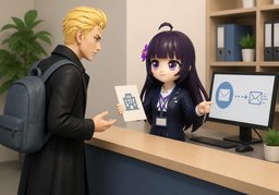 Könnten Sie mir Informationen zu ~ geben?のイラスト