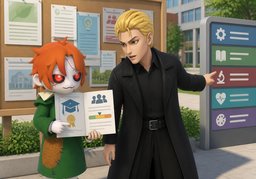 Gilt ~ für alle Studiengänge?のイラスト