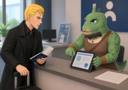 Beeinflusst ~ den Versicherungsschutz?のイラスト