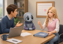 Wer übernimmt das Follow-up bis ~?のイラスト