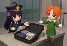 Ich habe nichts zu deklarieren.のイラスト