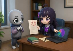Ist ~ benotet oder unbenotet?のイラスト