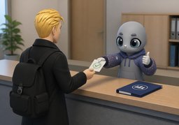 Wird das Praktikum für ~ anerkannt?のイラスト