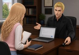 Kann ich ~ digital ausleihen?のイラスト
