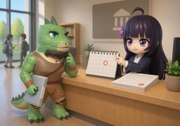 Bis wann muss ich ~ einreichen?のイラスト