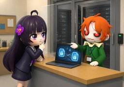 Wie werden ~ geschützt?のイラスト