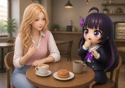 당황스러워요.のイラスト