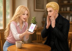 믿을 수가 없어요.のイラスト