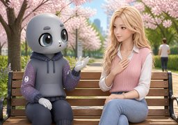 행복해요.のイラスト