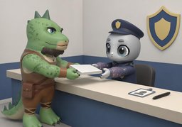 报案人のイラスト