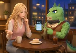 언제예요?のイラスト