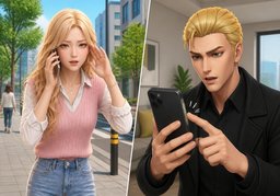 소리가 잘 안 들려요.のイラスト