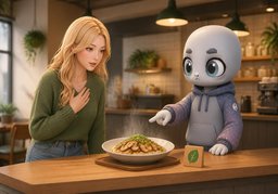 추천 메뉴 ~ 뭐예요?のイラスト