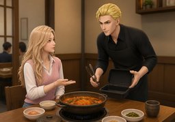 남은 ~ 포장해 주세요.のイラスト