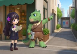 ~ 어느 쪽이에요?のイラスト