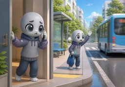 왜 그랬어요?のイラスト