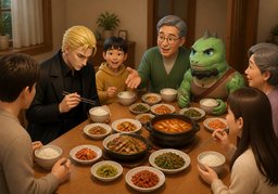 잘 먹겠습니다.のイラスト