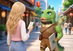 ~에 대해 알려 주세요.のイラスト