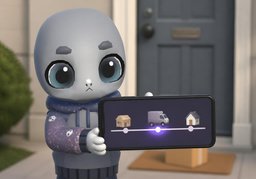 배송현황のイラスト