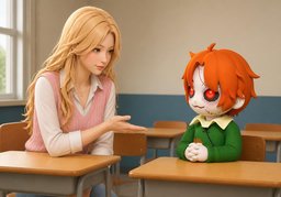 ~로 말하세요?のイラスト