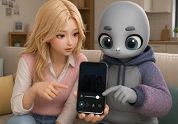~ 수정해 주세요.のイラスト