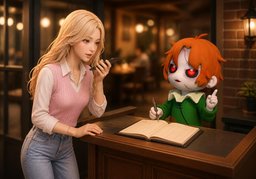 예약을 ~고 싶어요.のイラスト