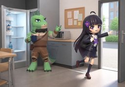 갈게요.のイラスト