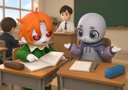 아직 잘 모르겠어요.のイラスト
