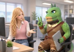 몇 년째 근무하세요?のイラスト
