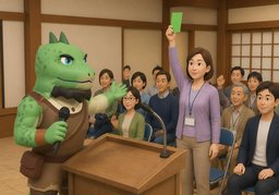 찬성합니다.のイラスト