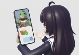 ~ 확인되었어요.のイラスト