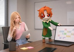 제가 ~ 조율해 볼게요.のイラスト