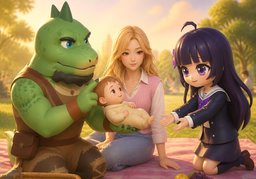 ~ 안아도 돼요?のイラスト