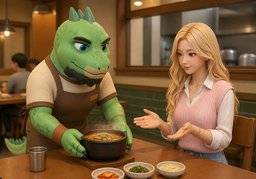 맛있게 드세요.のイラスト
