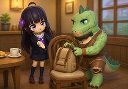 ~ 비켜 주세요.のイラスト