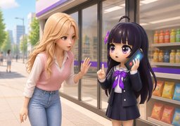 혹시 ~ 중이세요?のイラスト